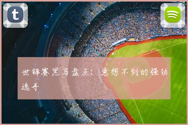 世锦赛黑马盘点:意想不到的强劲选手